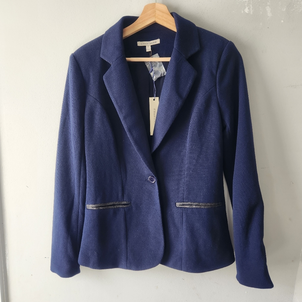 41 Hawthorn Stintch Fix Corinth Elbow Patch Blazer XS